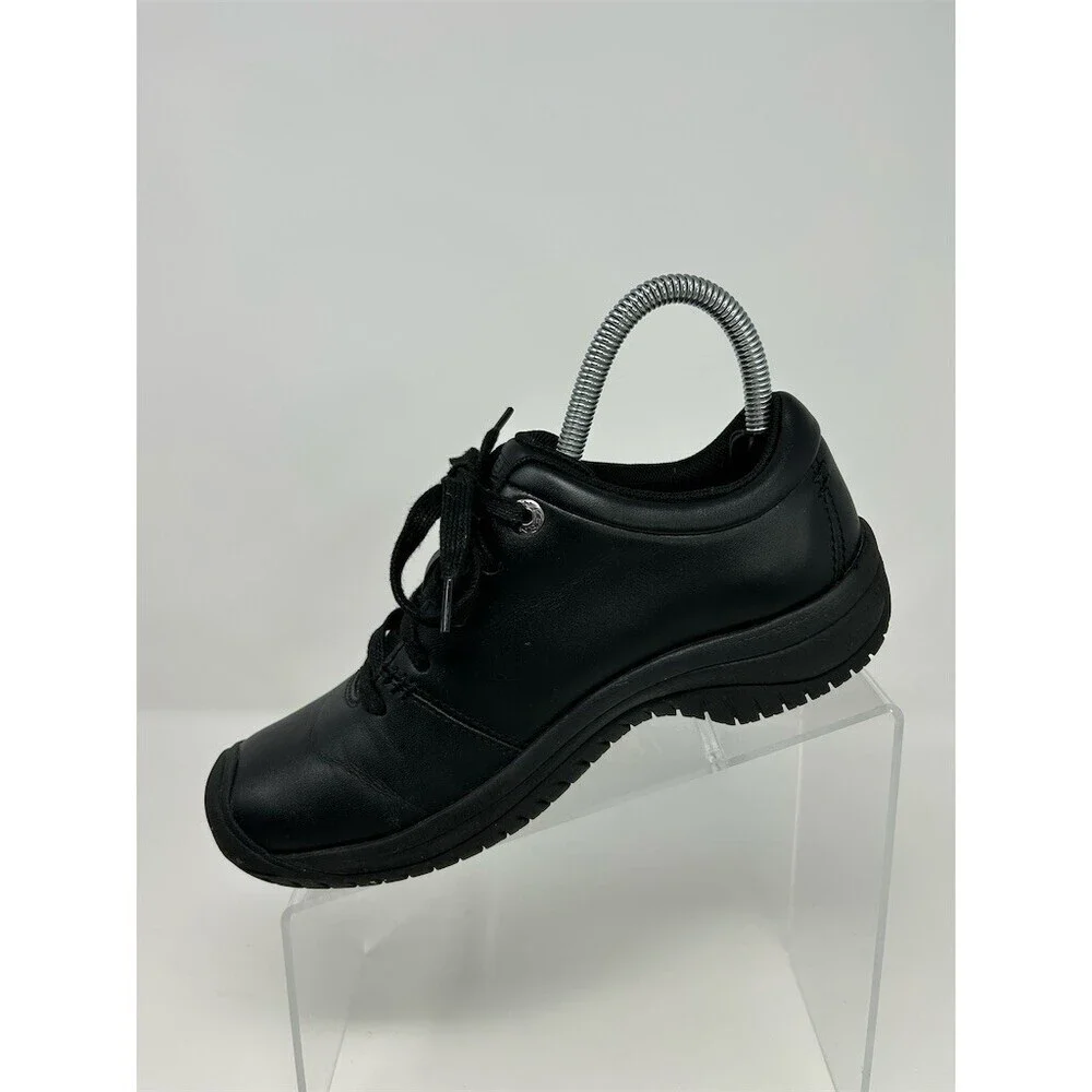 KEEN Utility PTC Oxford Womens Work Shoes Black Slip Resistant Lace Up Size 6.5
